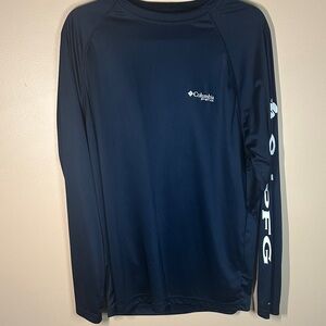 Columbia Men's Deep Blue Rash Guard
